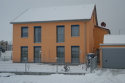 Passivhaus im Winter, KÃ¶nigsbrunn